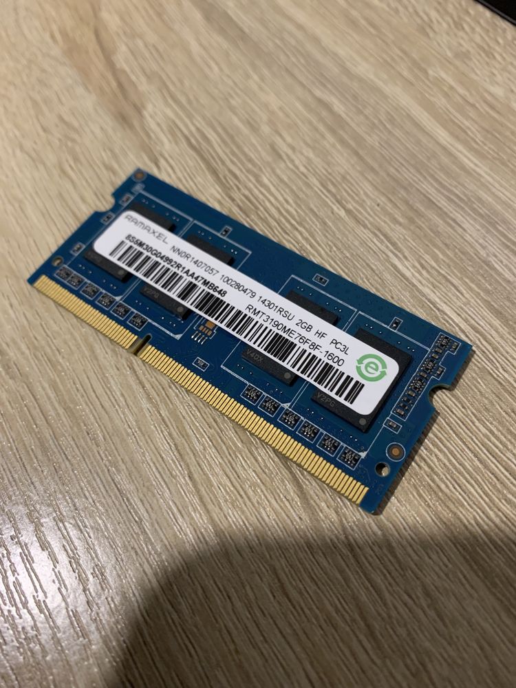 Оперативная память для ноутбука DDR3L 2gb