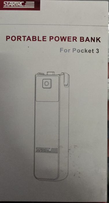 Powerbank Dji osmo pocket 3 uchwyt batetia