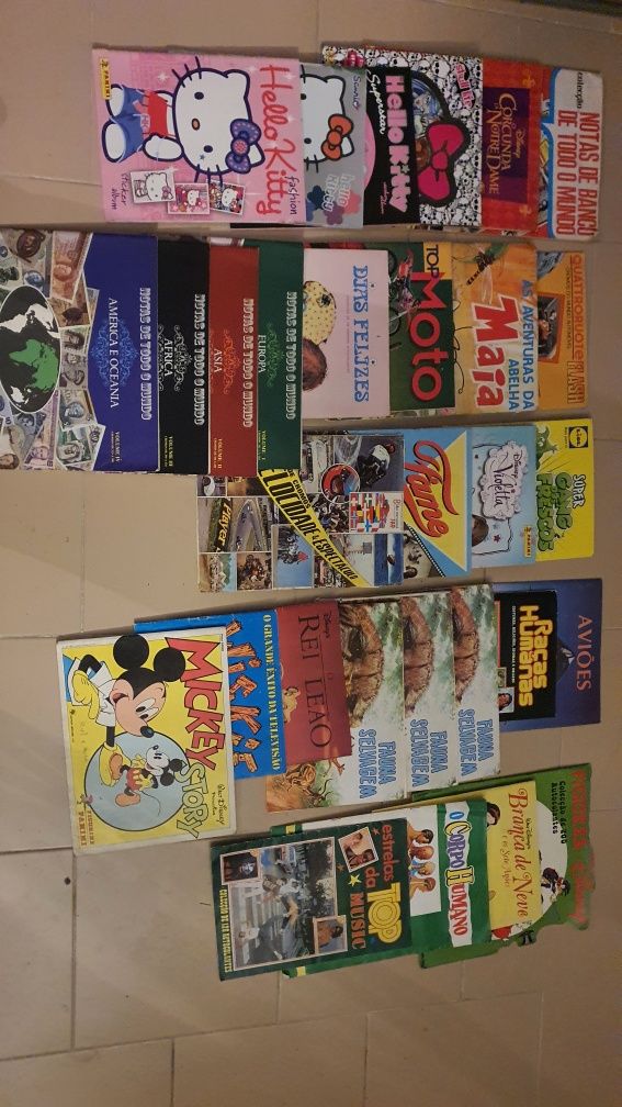 Cadernetas cromos