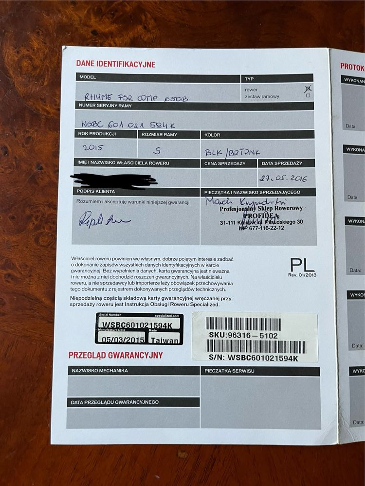 Specialized Rhyme FSR Comp 650B