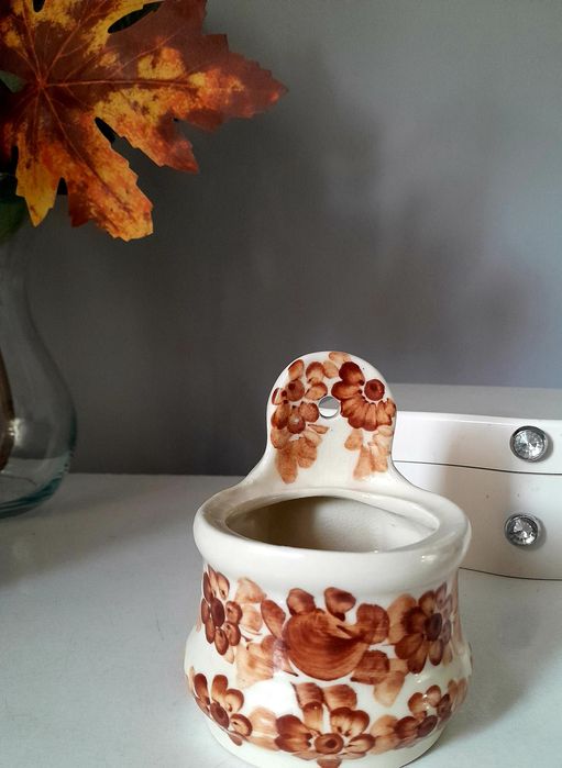 Wazon , solniczka ceramika fajans Bolesławiec Włocławek