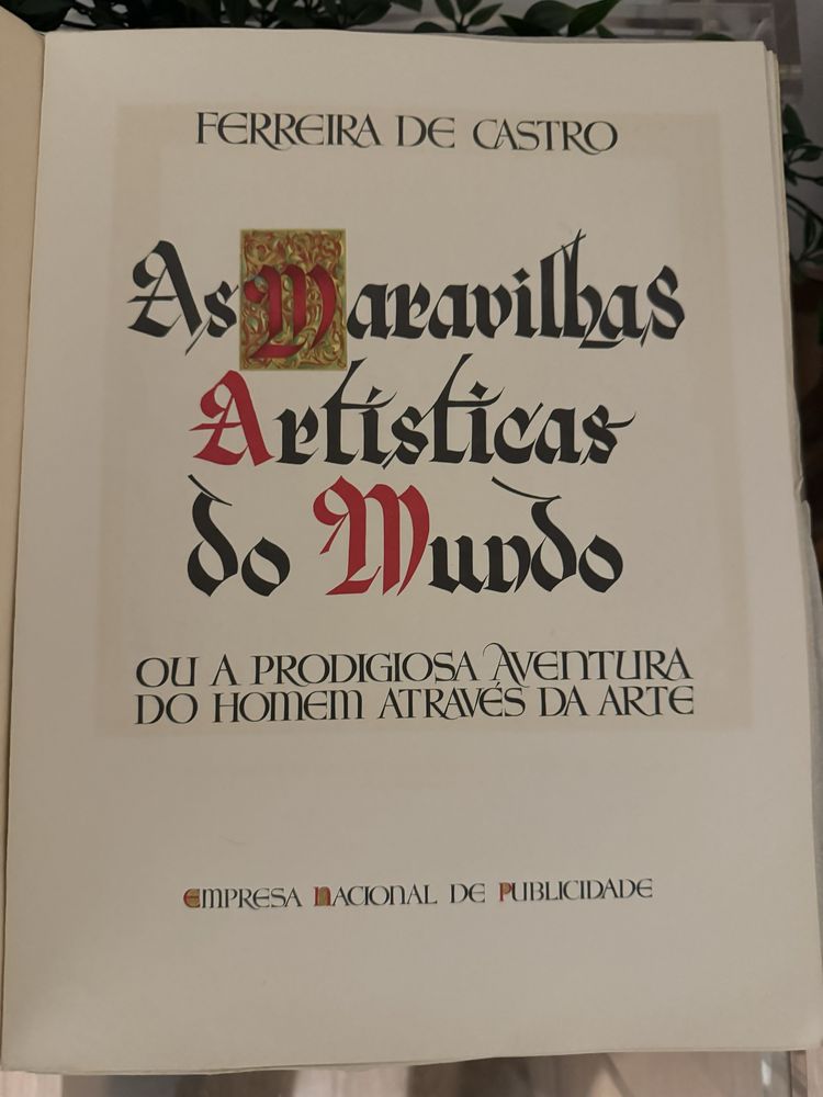 As maravilhas artisticas do mundo livro serigrafias