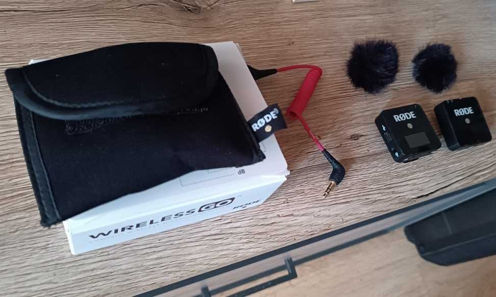 Pojemnościowy mikrofon bezprzewodowy RODE Wireless GO (1 generacja)