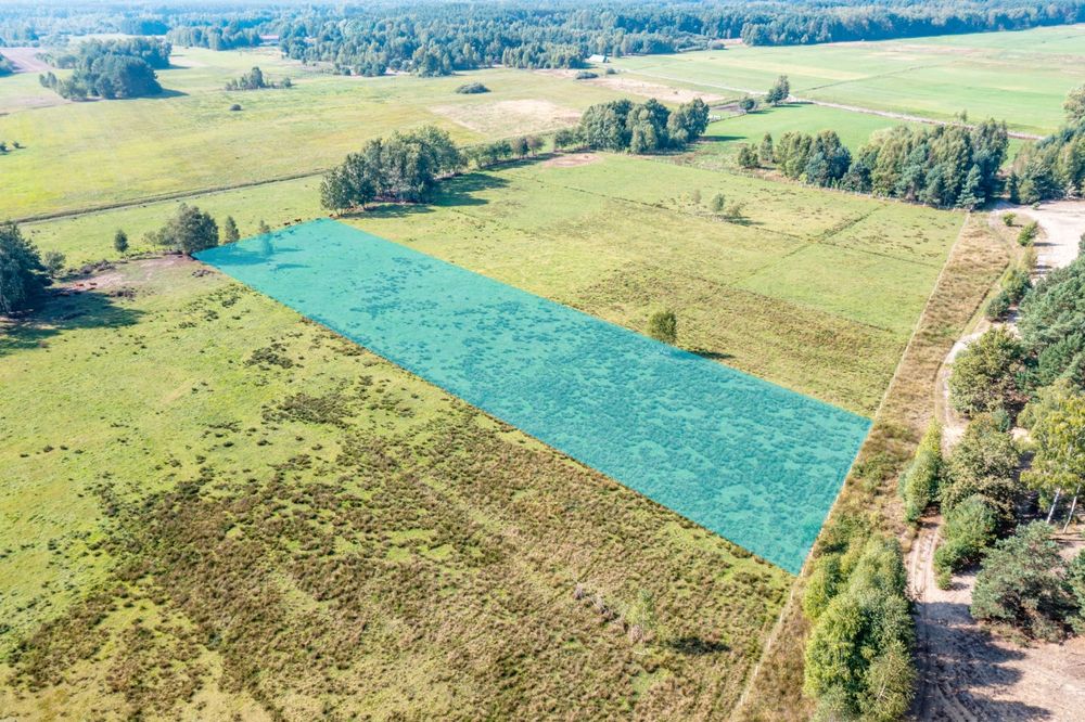 Działka rolno budowlana przy lesie Roździn