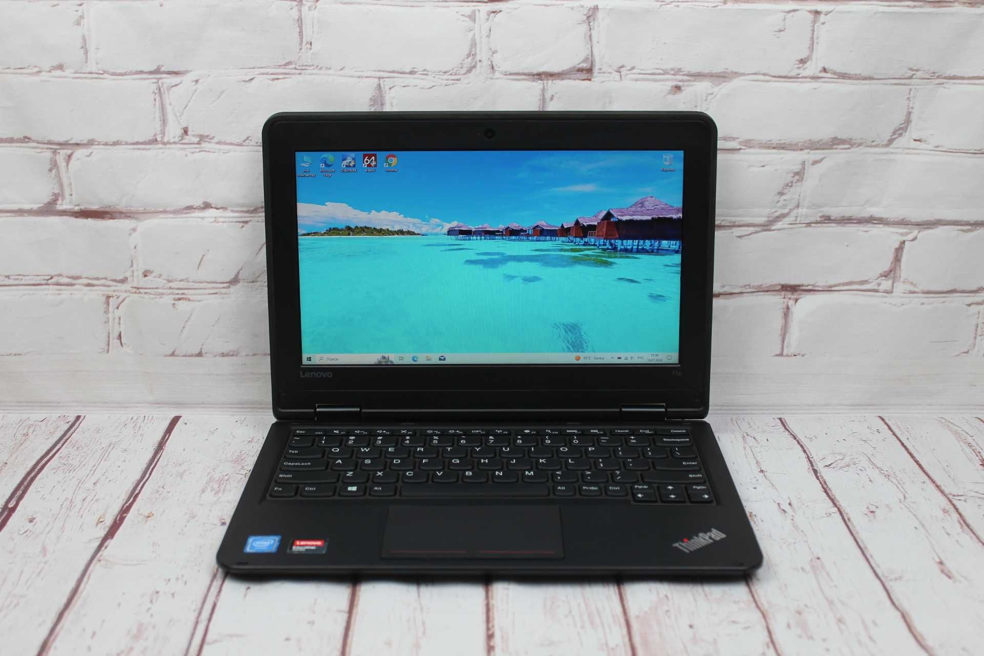Ноутбук ультрабук Lenovo ThinkPad 11 / N3160 (4 ЯДРА!) / 4gb / 128 SSD