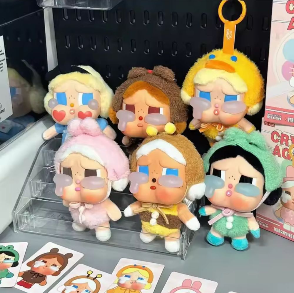Лабубу CRYBABY Blind Box Tear Pendant -Лялька Плюшевий Брелок