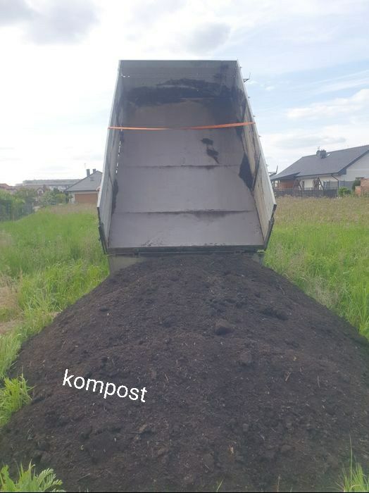 Transport wywrotką o ładowności 4t z HDS-em. Kompost, Piasek,ziemia,ka