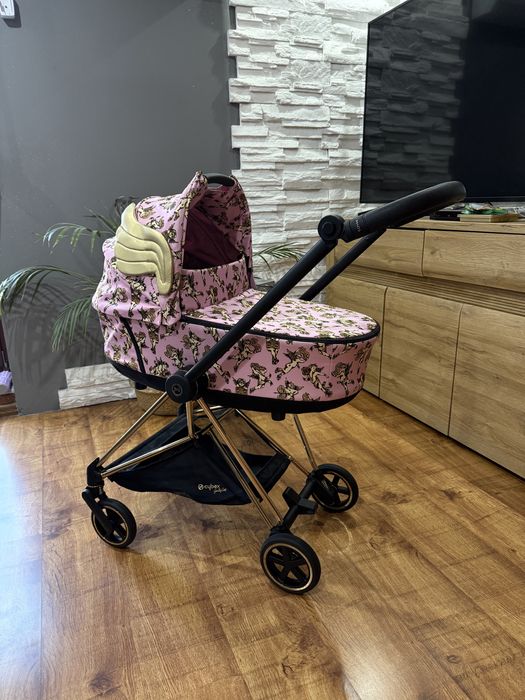 Wózek dziecięcy cybex mios 2.0 cherub pink by jeremy scott 2w1