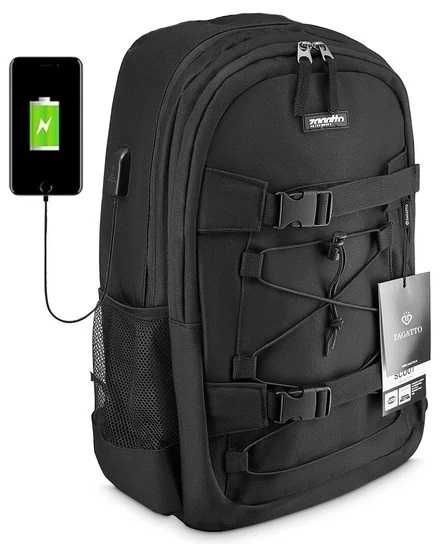 Plecak Zagatto Scout A4 z portem USB (ZG69)