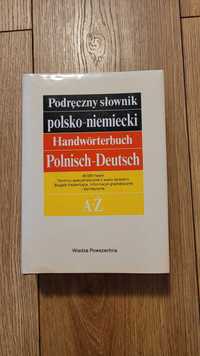 Słownik polsko-niemiecki skórzana okładka
