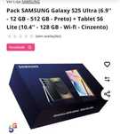 Pack Samsung U 512GB PR + Tab S6 Lite SELADO-Caixa nunca aberta NOVO