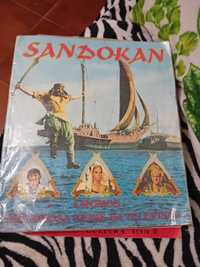 Caderneta sandokan cromos da famosa série da televisão antiga famosa