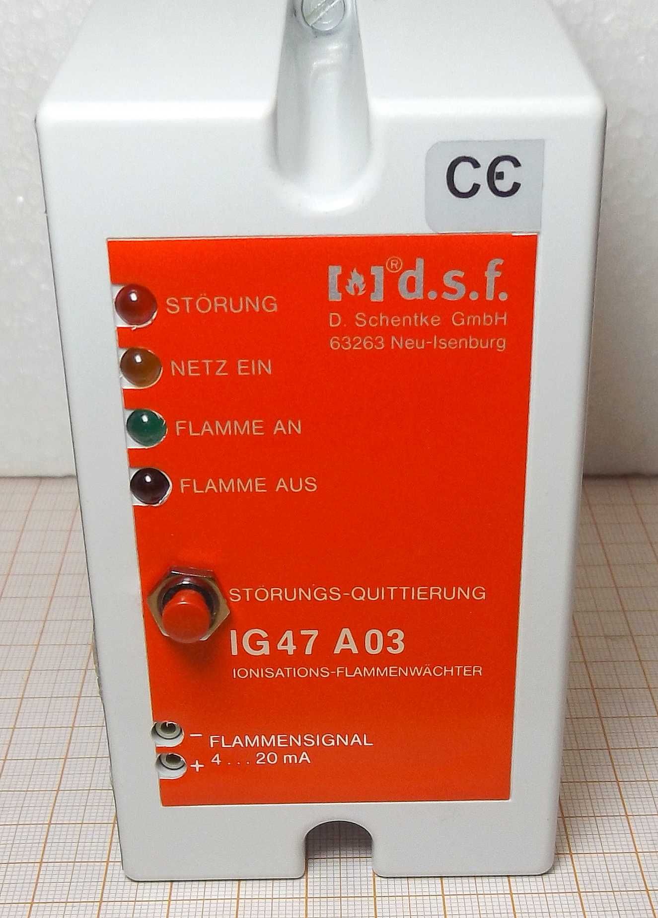 Części elektroniczne Zabezpieczenie płomienia IG47-A03 DSF Dietrich