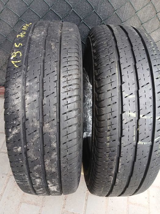 2x używane opony letnie 195/70 R15C do busa GWARANCJA możliwy montaż