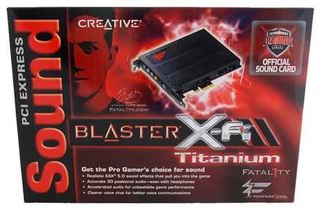 Placa de som Creative Sound Blaster X-Fi Fatal1ty