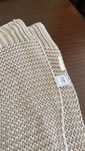 Manta de linha bege Home Style 1,70 x 1,60
