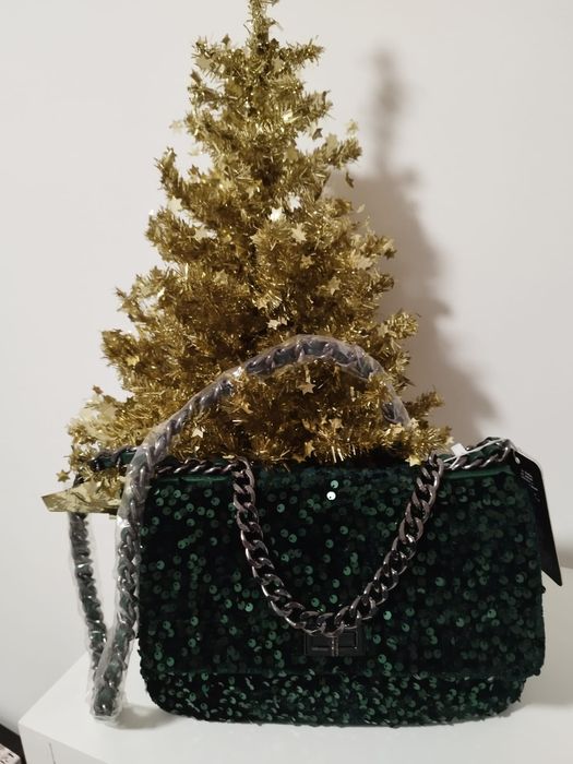 Mala Verde com Brilhantes Verdes (nova)