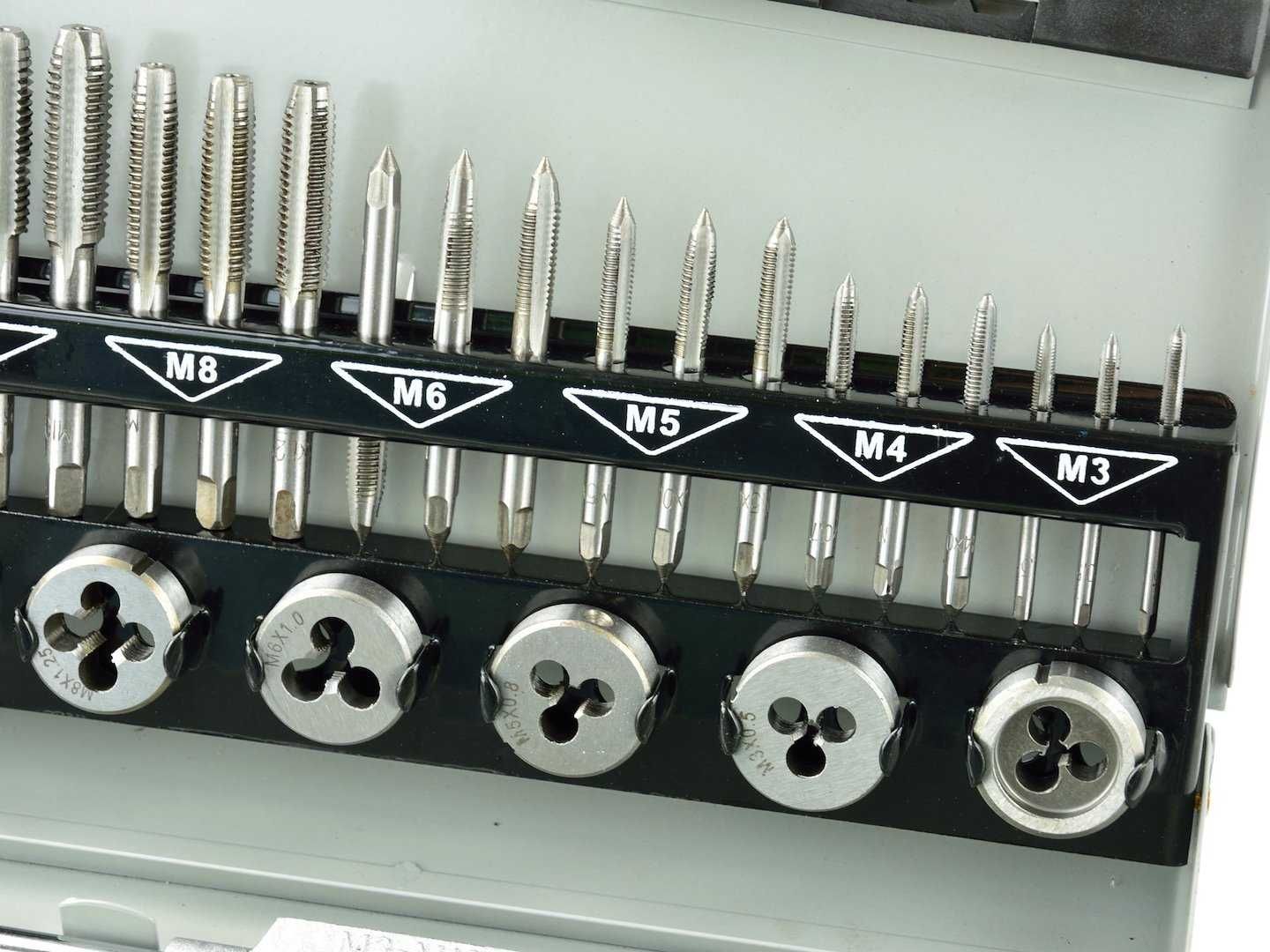 Komplet 32 szt. GWINTOWNIKI I NARZYNKI M3-M12 2221