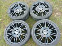 MERCEDES 211 E KLASA koła felgi alu opony letnie 225/40r18 255/35r18