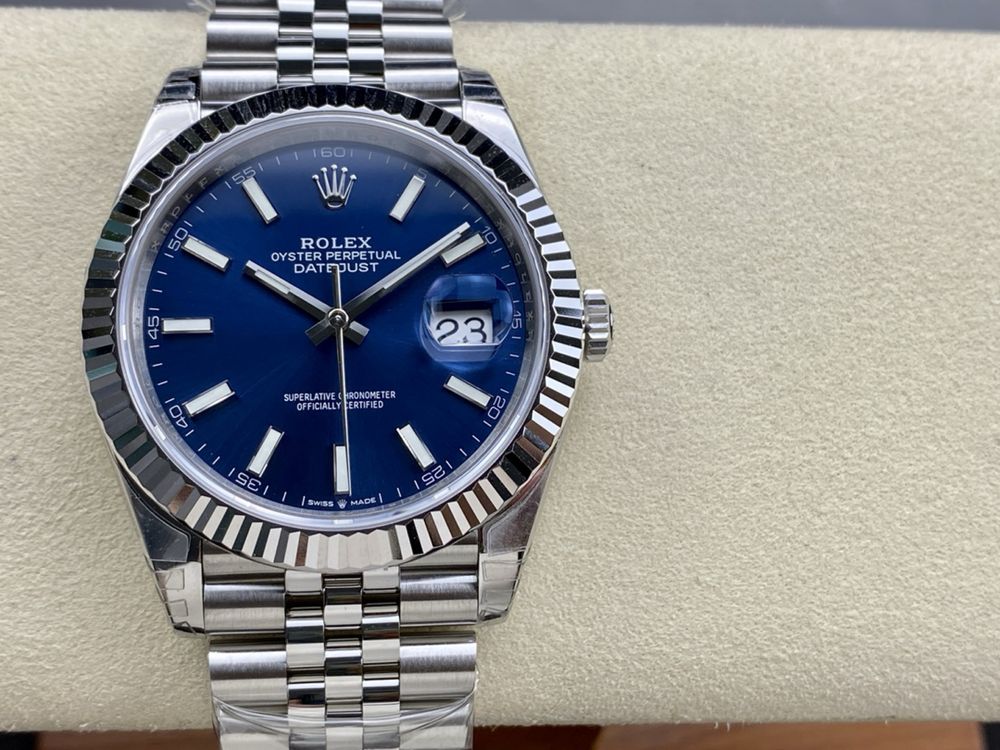 Rolex Datejust Blue Dial Jubilee