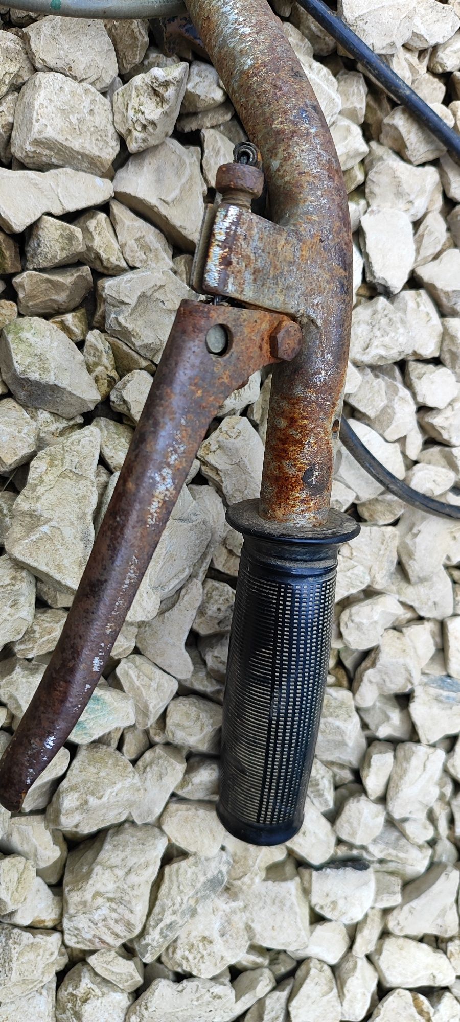 Kierownica WSK 125 m06 z Zetką z1 z2 manetki klamka matka kierownik wf