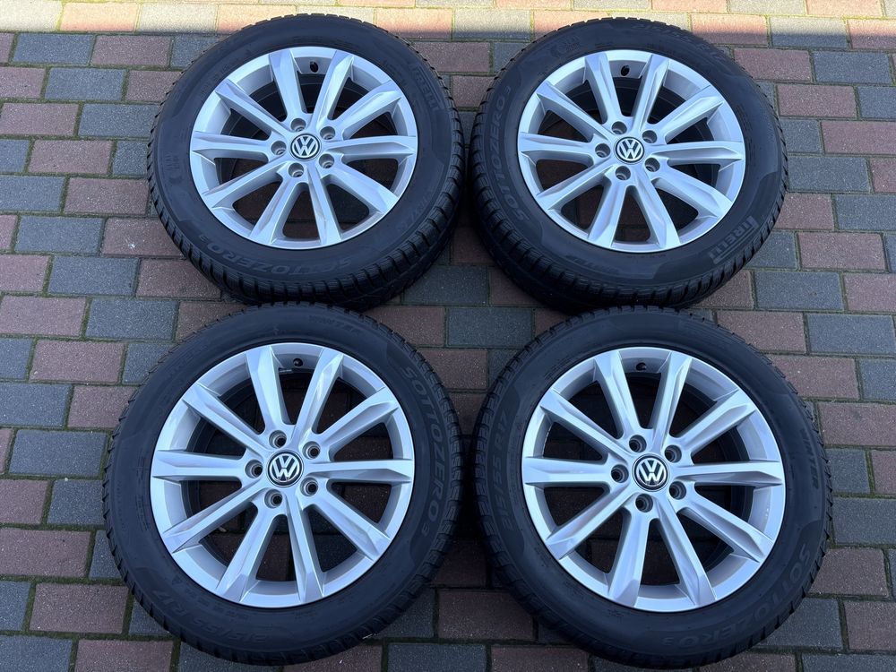 Komplet zimowe koła VW Passat B8 3G0 215/55 R17 Pirelli Arteon Superb