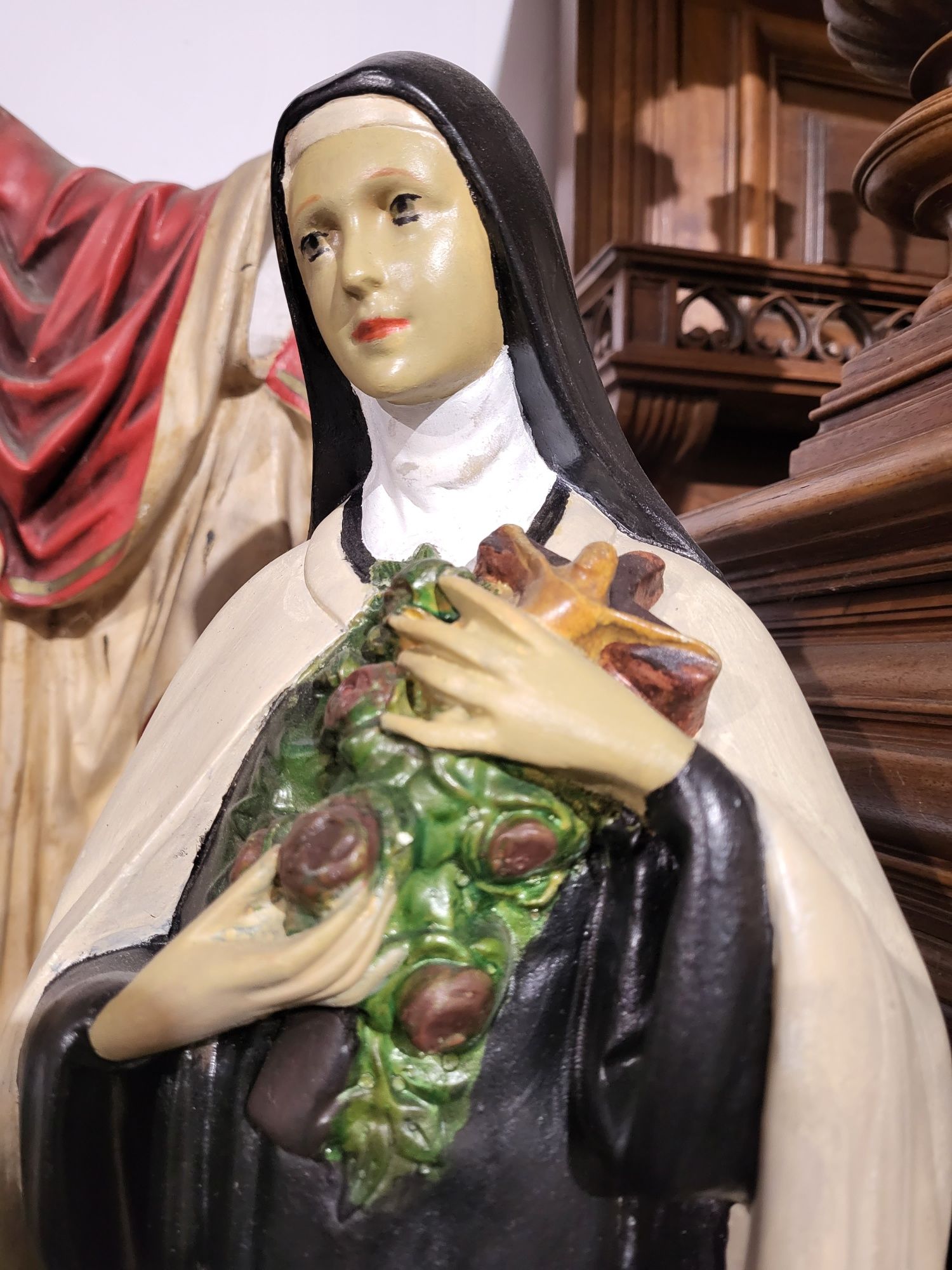 Gipsowa figura Święta Teresa 64 cm