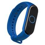Zamienna Silikonowa Opaska Do Xiaomi Mi Band 5 Ciemnoniebieski