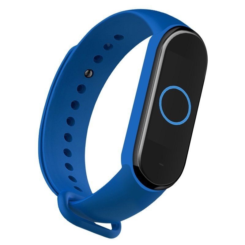 Zamienna Silikonowa Opaska Do Xiaomi Mi Band 5 Ciemnoniebieski