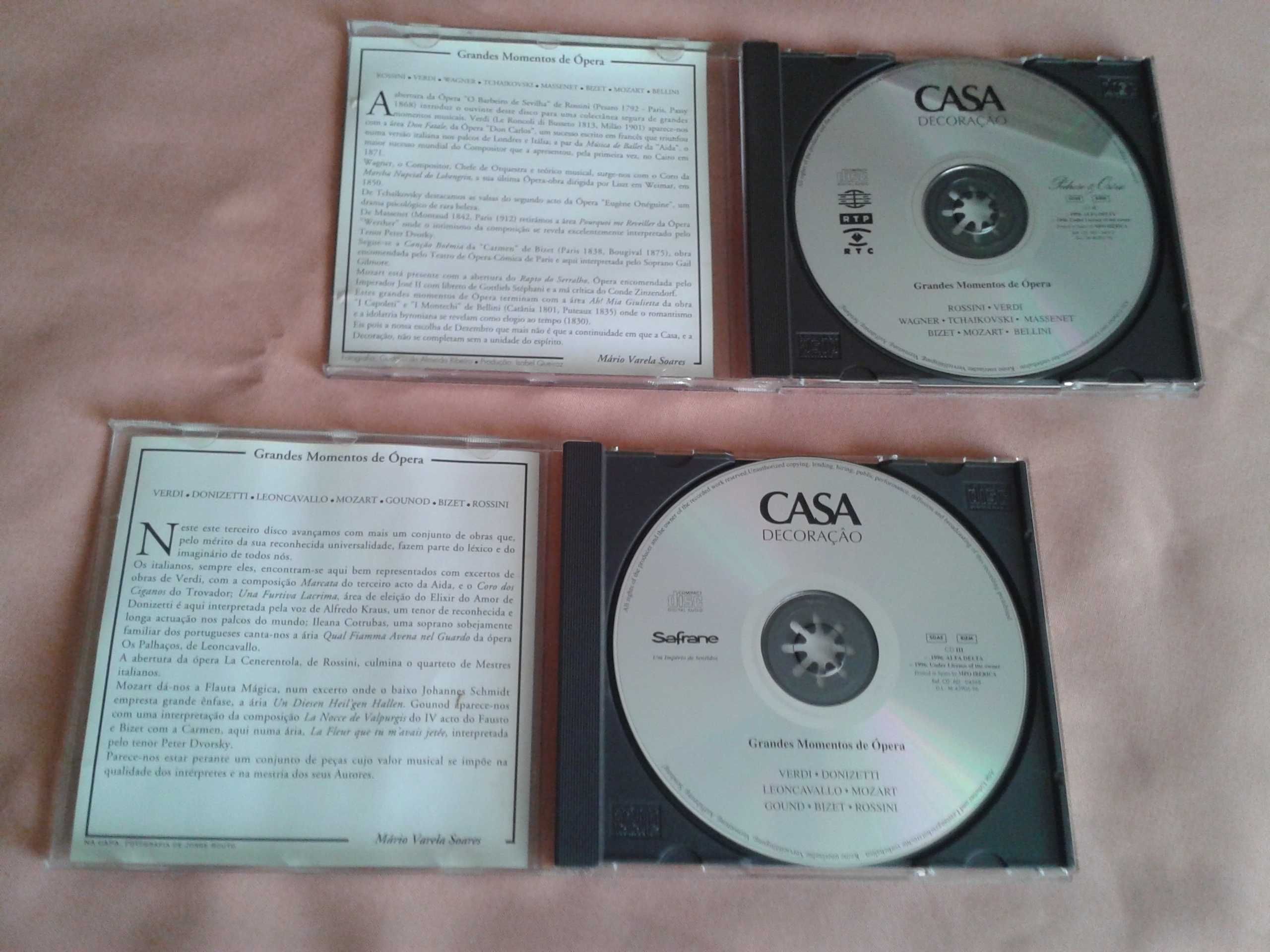 2 CD c/música de óperas famosas, por 5EUR