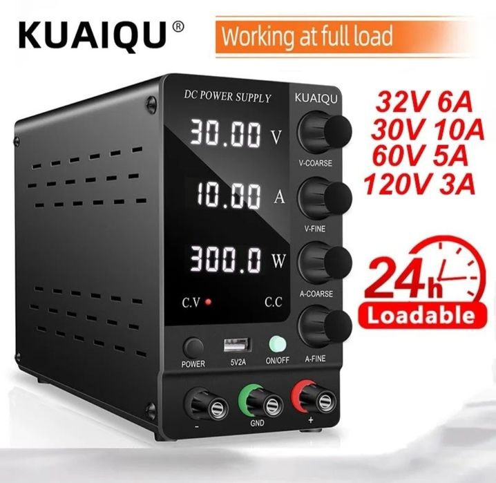 Імпульсний лабораторний блок живлення KUAIQU SPPS C3010  30В/5А/10А