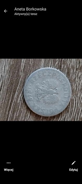 Monety z PRL-U bez znaku mennicy