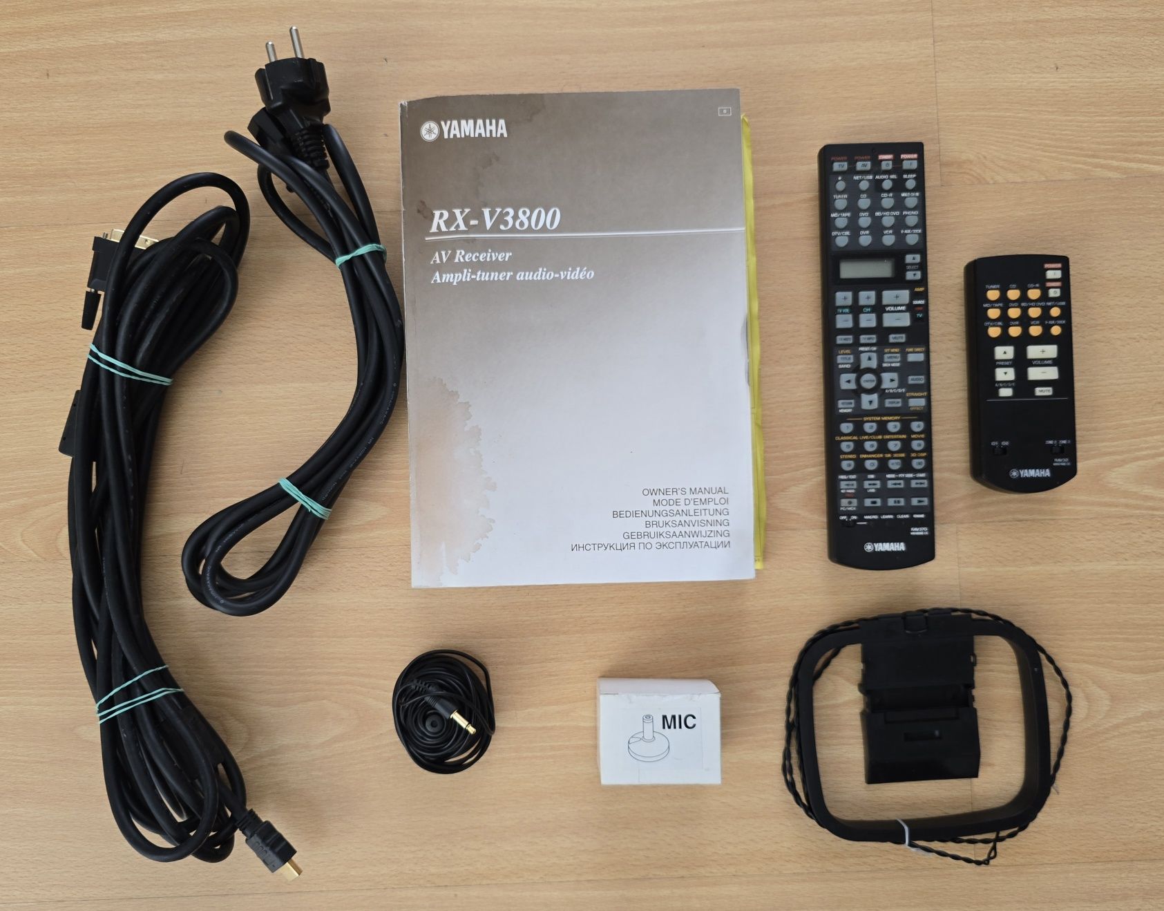 YAMAHA RX-V3800 RDS Amplituner Kina Domowego 7.1 TYTAN YPAO Ideał