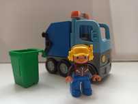 Klocki niebieska śmieciarka Lego Duplo