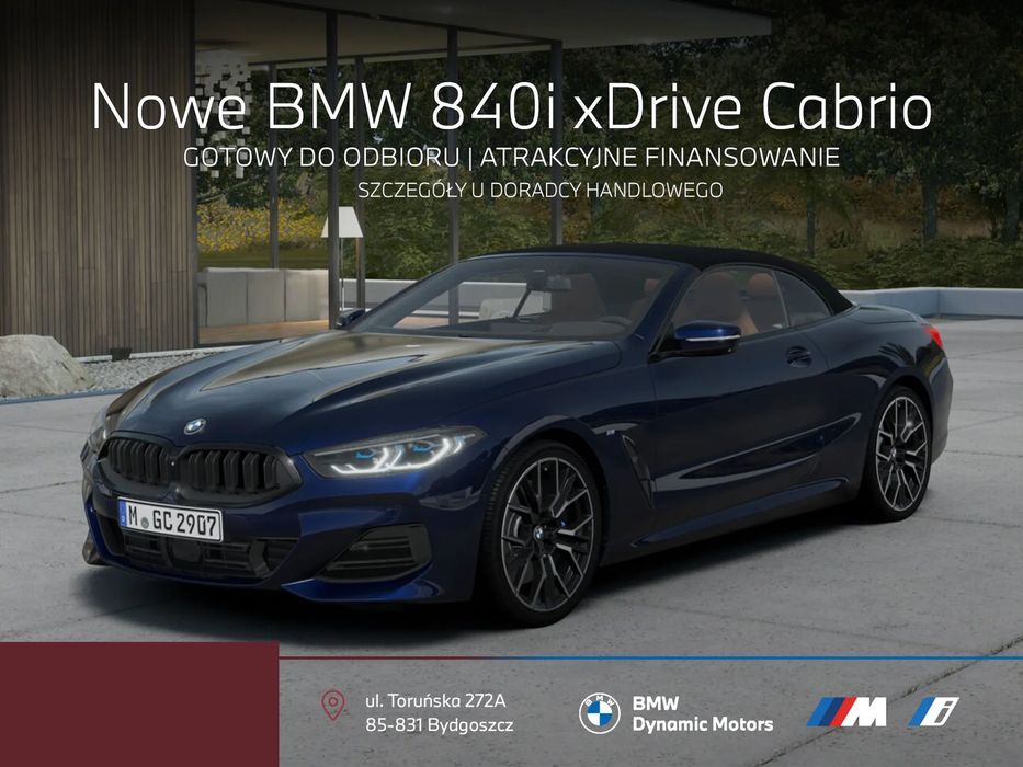 BMW Seria 8 840i xDrive Cabrio 333 KM - Gotowy do Odbioru - Kamera 360!