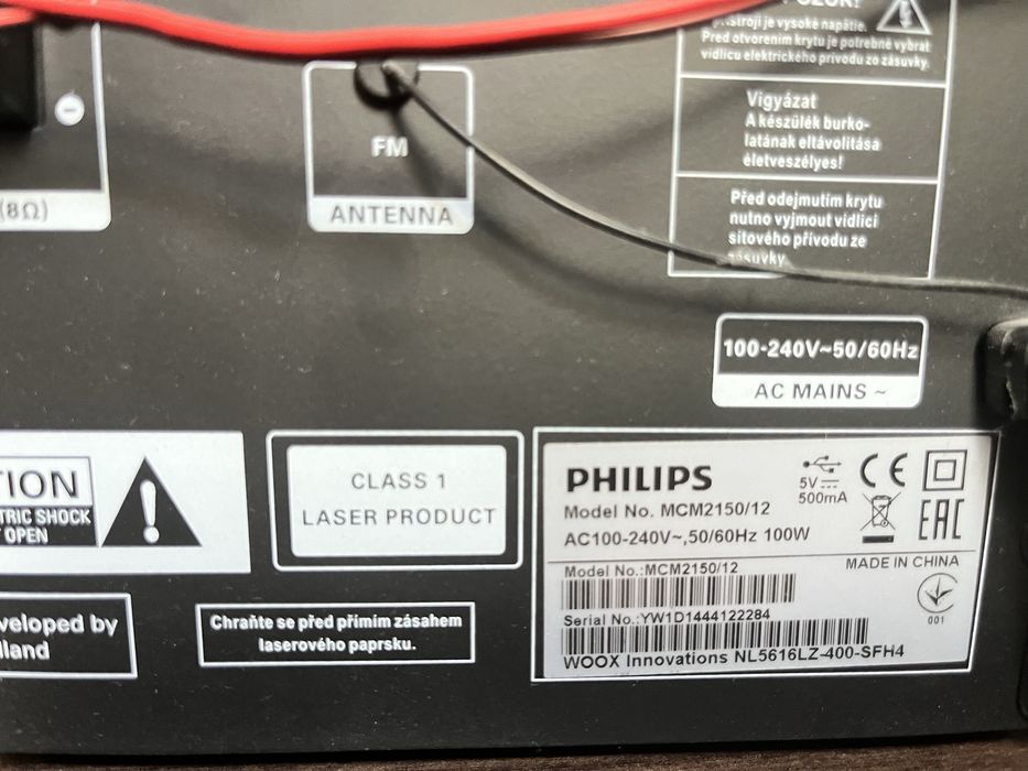 Wieża philips MCM2150/12 CD MP3 USB