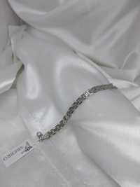 Srebrna damska bransoletka  srebo 925 długość  19cm