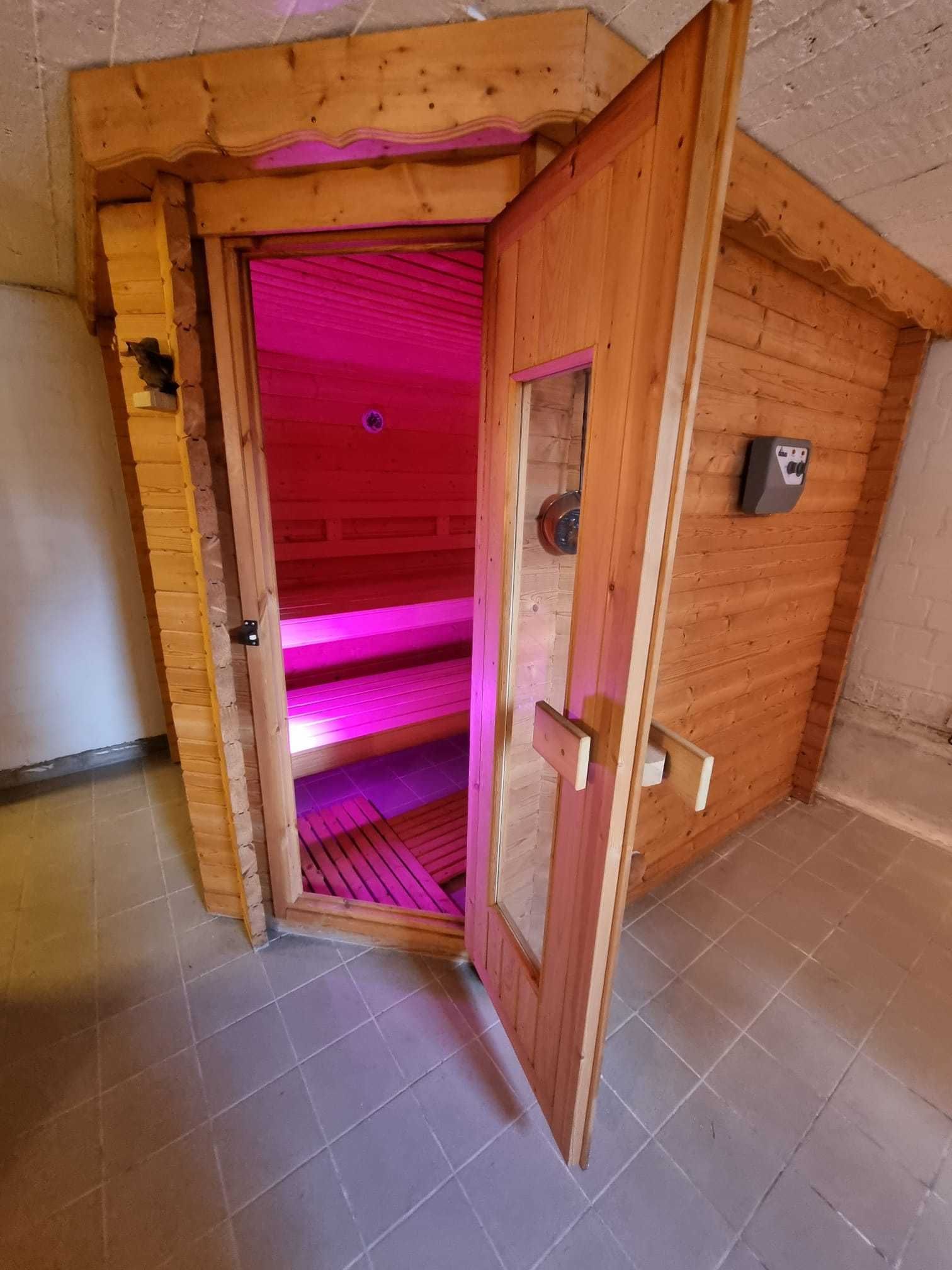 Sauna Finnleo Duża sucha FIŃSKA Sauna do 8 osób Piec GÓRSKA Sauna 9kv