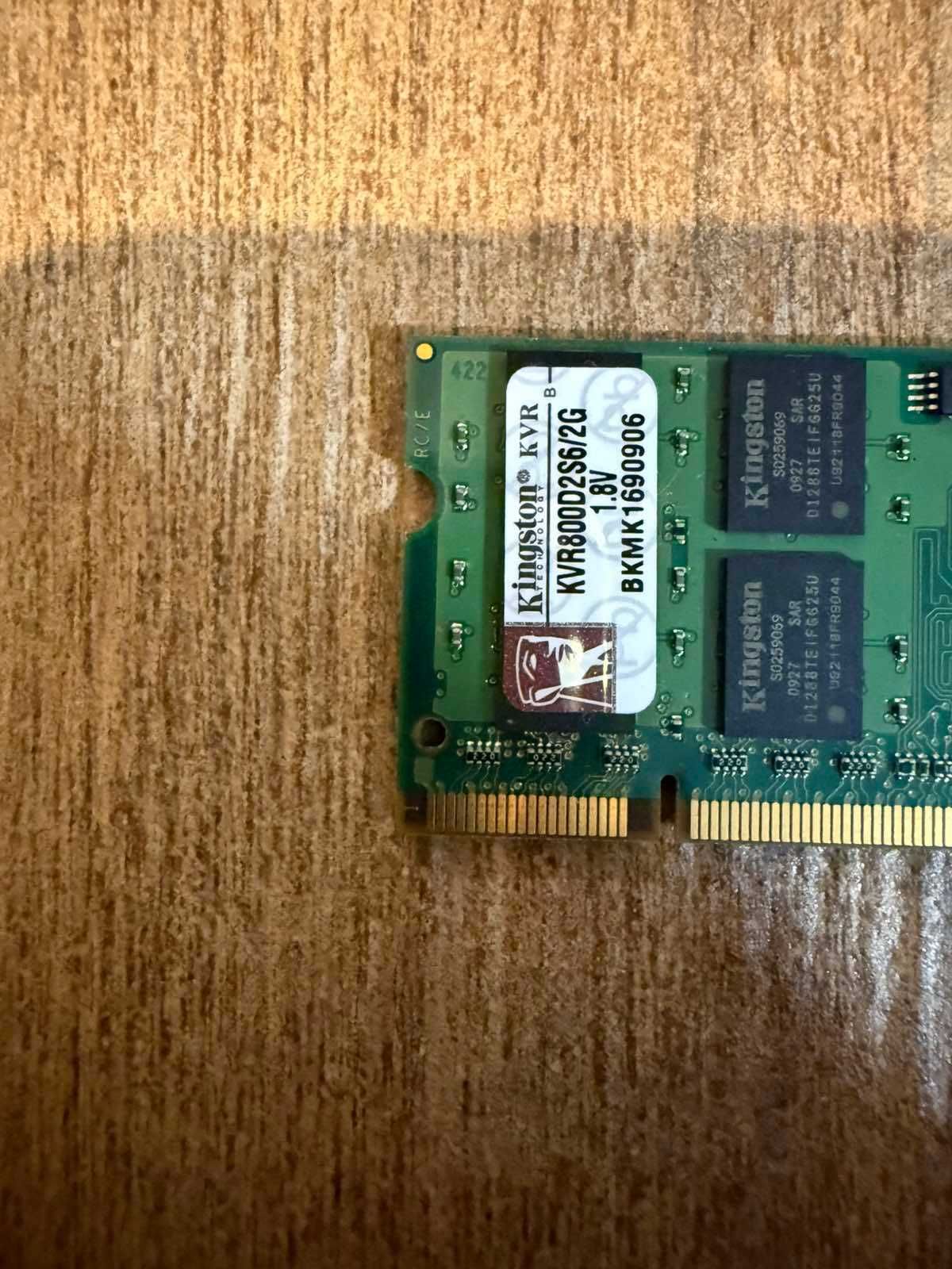 Оперативная память 2 gb DDR2 800Mhz Kingstone рабочая