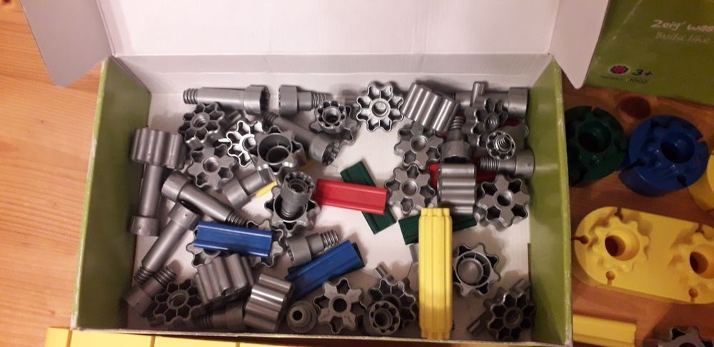 Duże szwajcarskie lego klocki konstrukcyjne edukacyjne Kiditec 131 szt