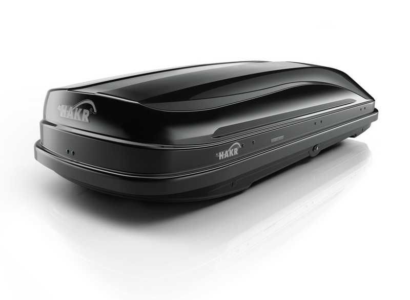 Bagażnik Box dachowy Kufer Boks bagażowy HAKR MAGIC 400 Czarny 199cm