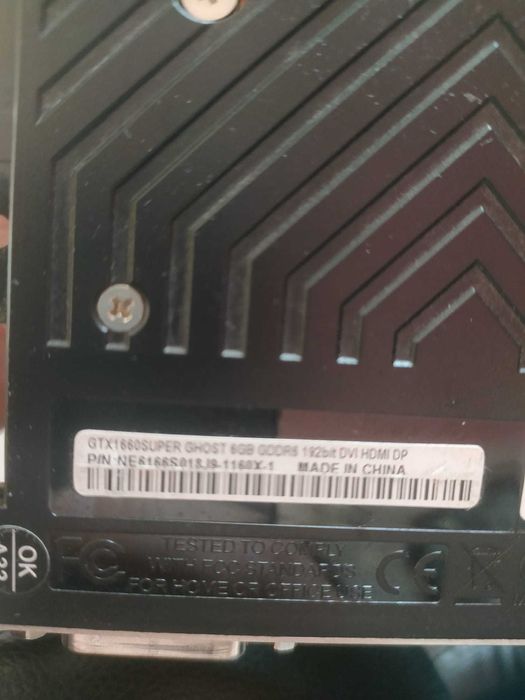 GTX 1660 Super Gainward 6gb