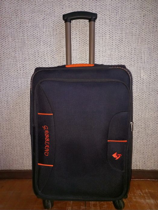 Чемодан валіза текстильна