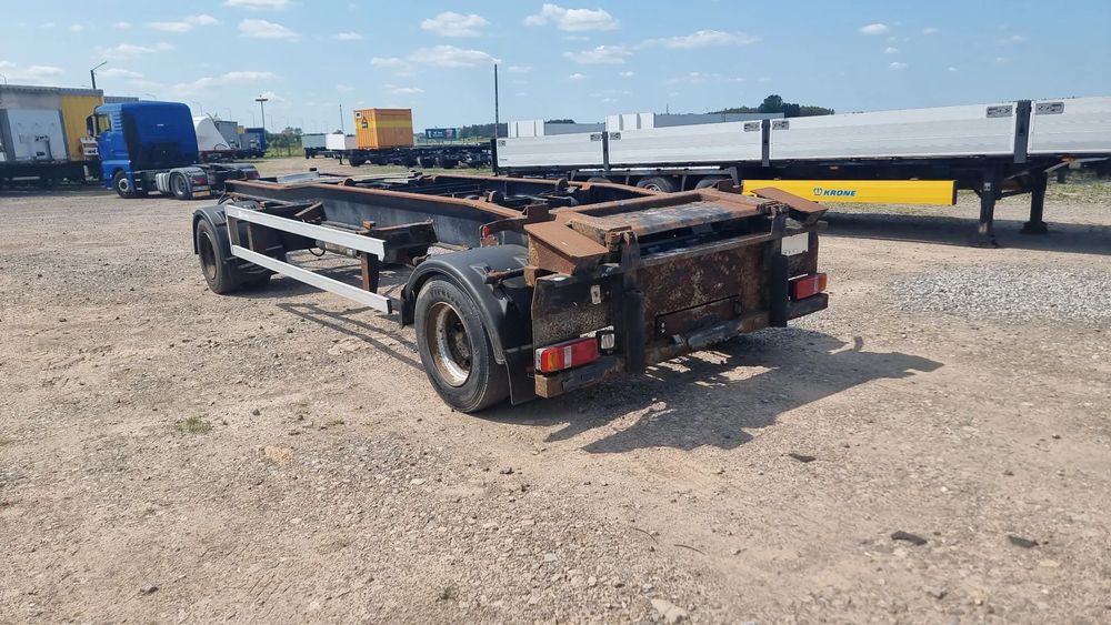 Meiller 9.500zł netto PRZYCZEPA DO ZABUDOWY 6.95M GRUBA RAMA HAKOWIEC  MOŻLIWOŚĆ TRANSPORTU