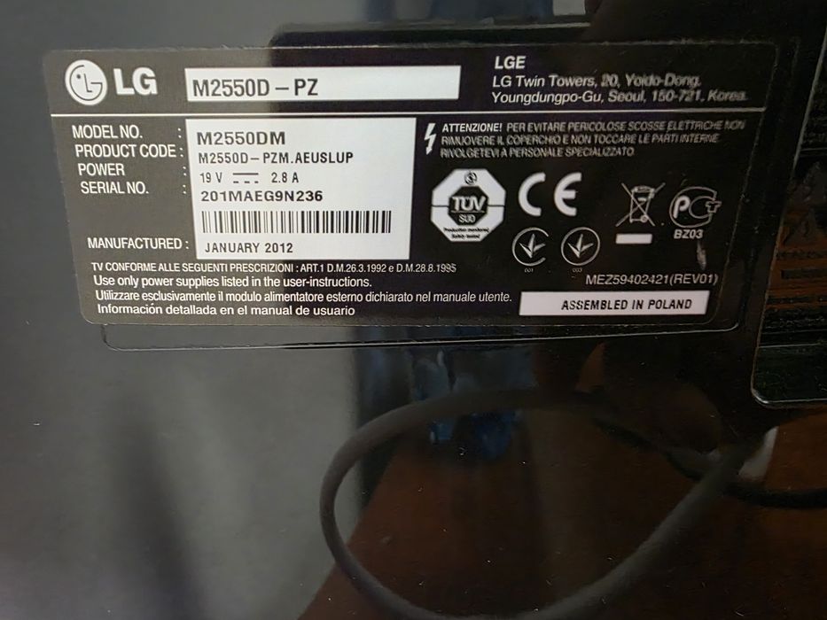 Monitor LG stan bardzo dobry