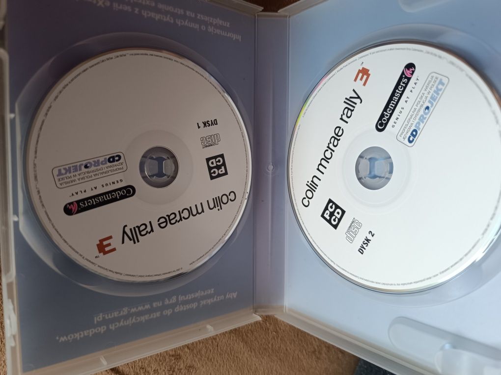 Gra PC CD-ROM Colin McRae Rally 3. Z roku 2003.