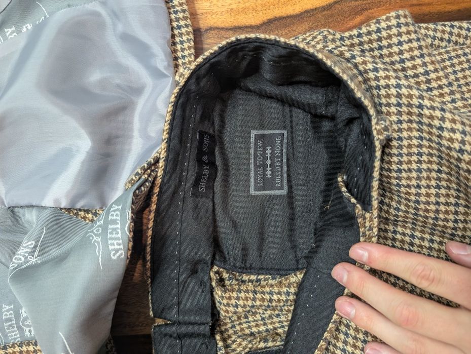 Garnitur - ubranie męskie eleganckie marka SHELBY & SONS