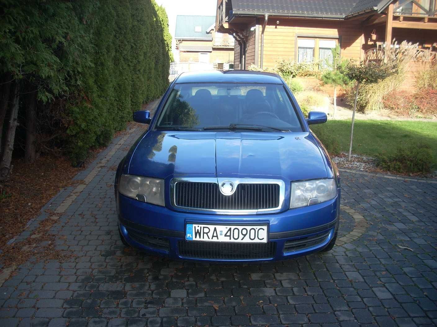 skoda superb 1.8 turbo z gazem,skóra,