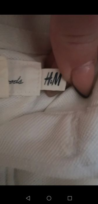 Polo da marca  H&M branco