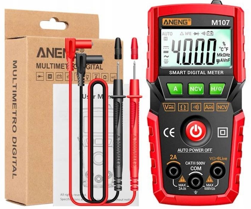Multimetr cyfrowy Aneng M107